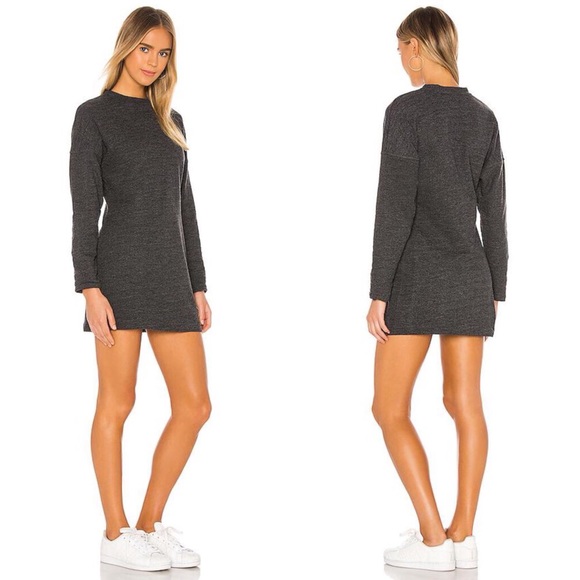Sleeve Mini Sweatshirt Dress 